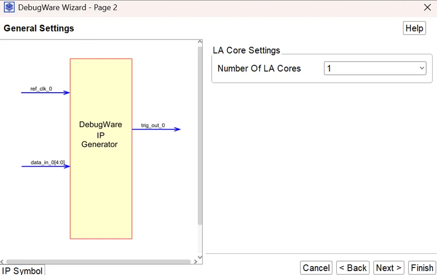 图 2-4选择 LA Core 的数量（最大值为4）.png